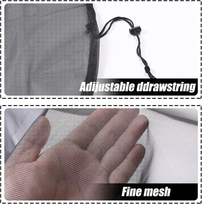 37.5 Inch Mesh Cover for Rain Barrel,Rain Bucket Leaf Filter Screen Cover