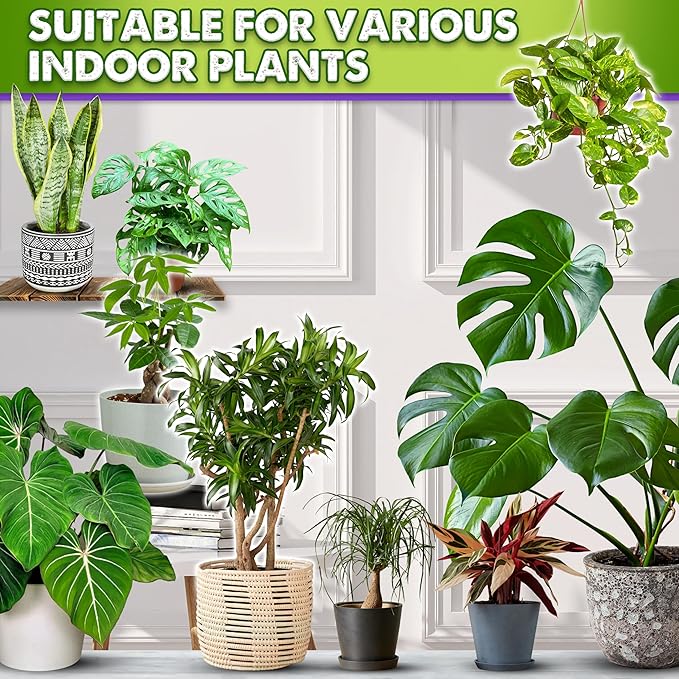 DUSPRO Recycle Pre-Mixed House Plant Potting Mix 7in1 with Potting Soil Indoor Plants, Tropical Indoor Potting Soil with Pine Bark, Pumice, Coco Coir, Perlite, Worm Castings, Gypsum, Peat Moss 20QRT