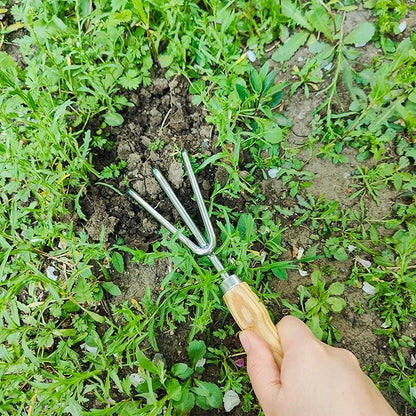 Gardening Tool, Weeder Tool Set Lightweight Easy to Use for Gardon & Patio (5pcs Garden Tool 01)