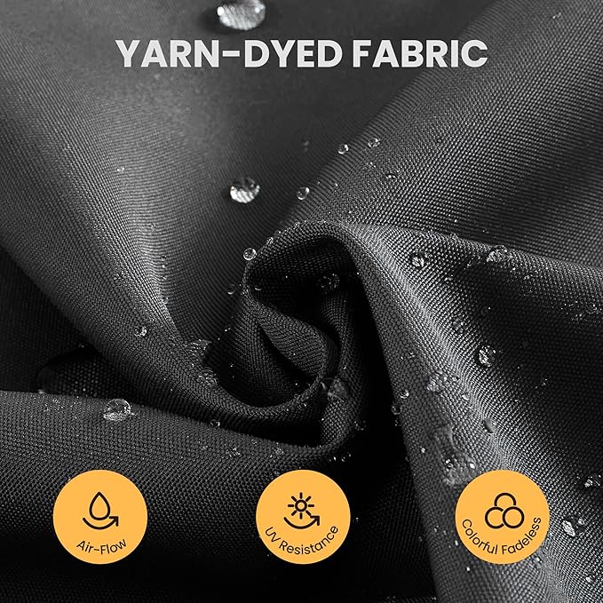 9' X 12' Cantilever Patio Umbrella Outdoor Heavy Duty Double Top Windproof Rectangle Offset Umbrellas with 360-degree Rotation for Pool Deck Backyard, Grey