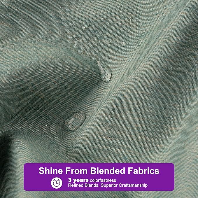 PURPLE LEAF 8 FT Cantilever Patio Umbrella Outdoor Aluminum Offset Square Umbrella with 3 Years Fade Resistance Recycled Fabric and 360-degree Rotation for Deck Pool Garden, Mint Green