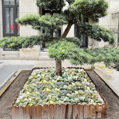 20 lbs River Rocks for Landscaping, 2-3 Inch Large Decorative Pebbles for Plants Indoor, Vases, Backyard, Crafting and Garden