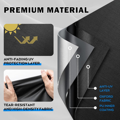 Griddle Cover for Blackstone 1819 Griddle and Charcoal Combo, Grill Cover for Blackstone 17" Propane Griddle and Charcoal Grill Combo-Protective and Waterproof