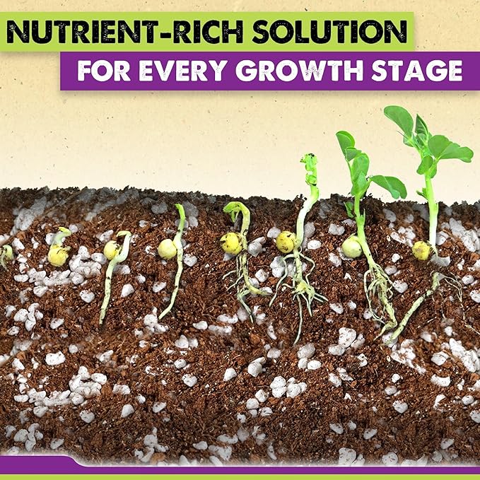 DUSPRO Recycle 4 QRT Seed Starter Soil Pre-Mixed Seed Starting Mix for Young Plant Seeds, Soilless Formula Moisture Retention, Aeration & Nutrient Seed Starting Soil 4in1