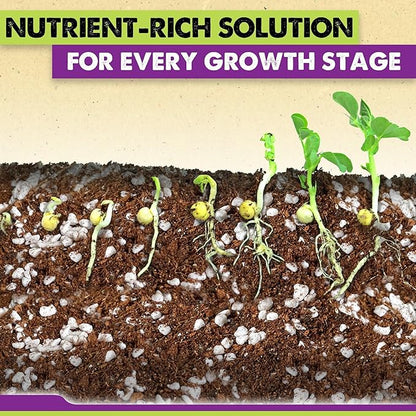 DUSPRO Recycle 4 QRT Seed Starter Soil Pre-Mixed Seed Starting Mix for Young Plant Seeds, Soilless Formula Moisture Retention, Aeration & Nutrient Seed Starting Soil 4in1