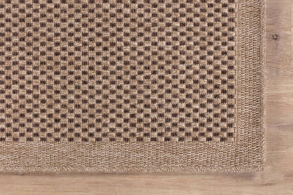 CAMILSON Easy Jute Rug 5x7, Indoor Outdoor Natural Color Fiber Area Rugs for Living Room Patio and Kitchen Rug, Sisal Boho Woven Design, Easy-Cleaning, Washable Outside Carpet Alfombras (5 x 7)