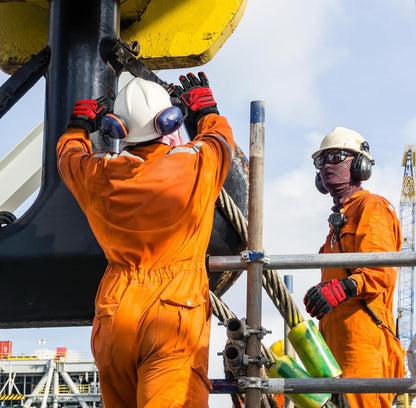 DULFINE Impact-Resistant Work Gloves Men, Heavy Duty Mechanic Gloves,Touch Screen,Ideal for Construction,Forestry, Oil Rig Drilling,Mechanic