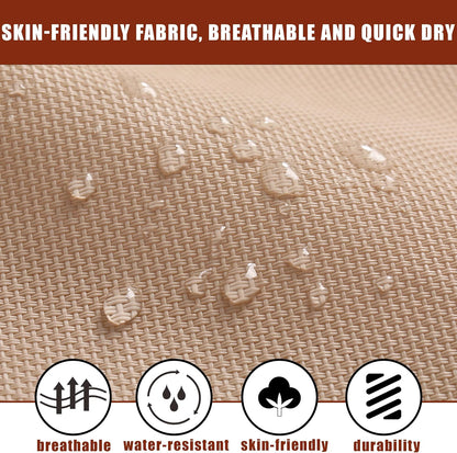 TegerDeger Anti-flip 12FT Hammock Large Hammock 450LB Capacity with Iron Spreader Bar & Nylon Rope for Outside, Patio, Garden, Backyard, Beach - Beige