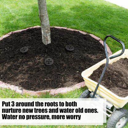 9 Pack Garden Watering Stake Large UV-Protected ABS Plastic Deep Root Irrigation Spike for Trees, Shrubs, Bushes, Shrubs, Flowers, Fruits, Vegetables, Potted Plants (8 Inch)