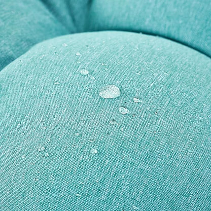 ARTPLAN All Weather Chair Outdoor Cushions Wicker Tufted Pillow with Back for Outdoor Furniture