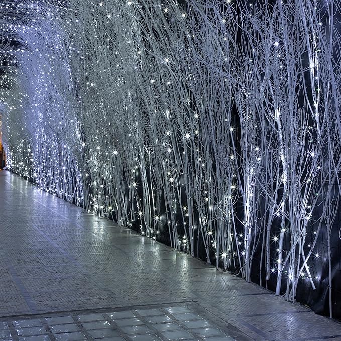 Solar String Lights for Outside, 72Ft 200 LED Solar Fairy Lights with 8 Modes, Solar Powered Fairy Lights Waterproof for Christmas Tree Garden Party Wedding Decor.(Cold White)