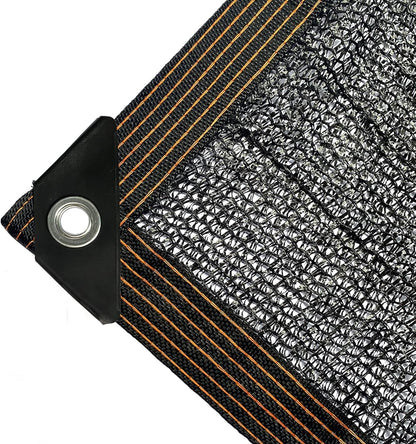 winemana 50% Black Shade Cloth, 20 x 48 FT Durable Mesh Tarp with Grommets, Garden Sunblock Shade Cloth Shading Antifreezing for Plants Cover, Greenhouse, Barns Kennel, Patio, Tomatoes