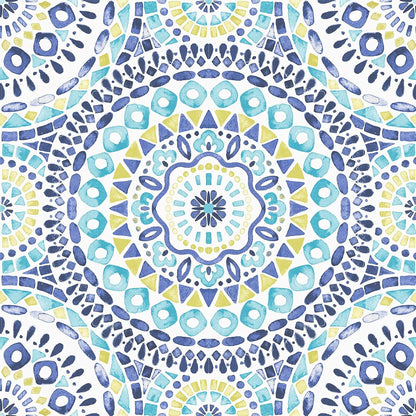 LVTXIII Outdoor Deep Seat Cushion Patio Seat and Back Cushion Set Seasonal Chair Cushion with Removable Cover and Adjustable Buckle for Home and Garden, 24"x24"x4", Delancey Lagoon