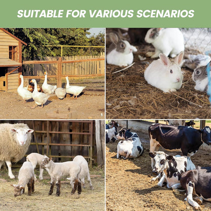 Chicken Poop Scooper for Sand + Work Gloves，Chicken Coop Scoop with 30" to 67" Adjustable Stainless Steel Long Handle，Sifting Shovel，Poop Scooper for Chicken Coop Rake，Farm Animals，Cleaning Tools