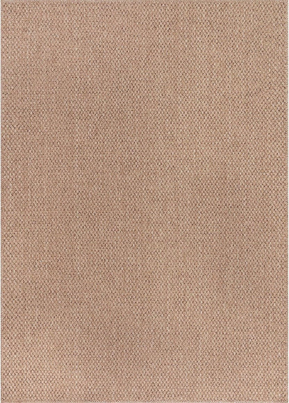 CAMILSON Easy Jute Rug 9x12, Large Indoor Outdoor Natural Color Farmhouse Area Rugs for Living Room Patio and Kitchen Rug, Solid Boho Woven Design, Easy-Cleaning, Washable Outside Carpet (9 x 12)