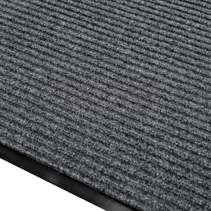 Profile Rubber Door Mat, 72x48inch, Heavy Duty, Entrance Doormat, Indoor and Outdoor, Waterproof, Easy Clean Shoe Scraper, Home Rug Welcome Mats for Entryway, Patio, Porch(Light Grey)