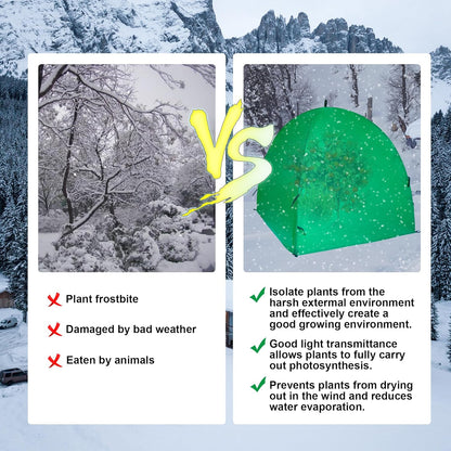36″*36″*38″ Winter Plant Warm Covers - Raised Bed Cover, Garden Row Accelerator, Warm Tent Freeze Protection Humidity Domes for Germination, Seedling Propagation Protecting Plants from Animals 2 PCS