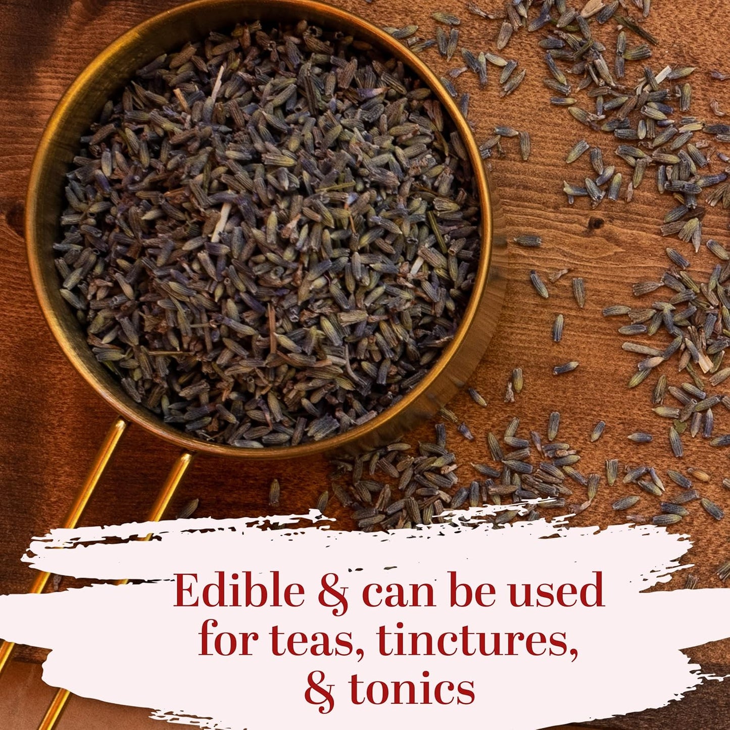 Lavender Buds Food Grade | Bulk Dried Lavender Flowers for Soap Making and Cooking - Edible Lavender for Tea and Drinks- Make Lavender Sachets, Bath Salts