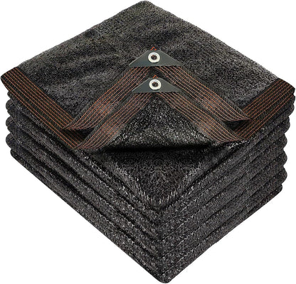 winemana 50% Black Shade Cloth, 20x 20 FT Durable Mesh Tarp with Grommets, Garden Sunblock Shade Cloth Shading Antifreezing for Plants Cover, Greenhouse, Barns Kennel, Patio, Tomatoes