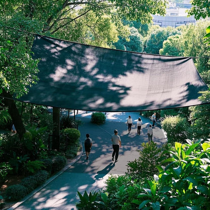 winemana 70% Black Shade Cloth, 6.6 x 10 FT Mesh Tarp with Grommets, Garden Sunblock Shade Cloth Shading Antifreezing for Plants Cover, Greenhouse, Barns Kennel, Patio, Tomatoes