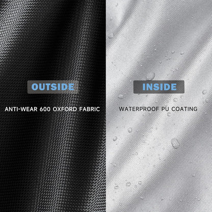 Grill Cover for Megamaster 2-Burner Tabletop Grill, Protective Barbeque Grill Cover for Portable 2-Burner Camping Grill, Outdoor BBQ Cover for Portable Gas Grill/Small Propane Grill