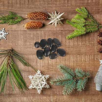 GASPRO 2.5 Pound River Rocks for Plants, Pebbles for Pots Indoor, Polished Decorative Stones for Vases, Home Decor - 1 to 2 Inch