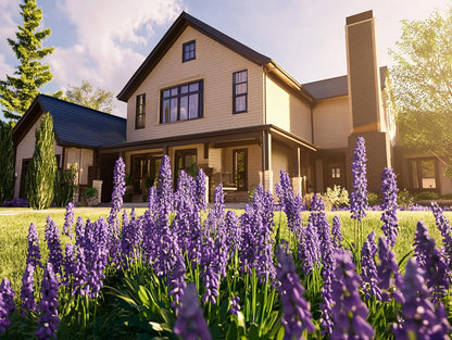 Big Blue Liriope Muscari - 3 Live 4 Inch Pots - Drought Tolerant Low Maintenance Evergreen Plants Grass Lilyturf