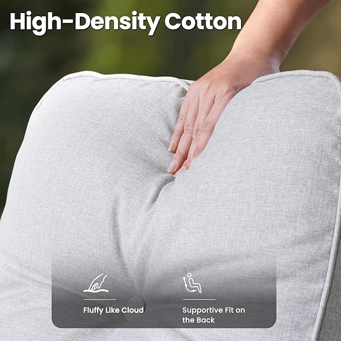 ovios 5 Pieces Patio Furniture Set, Outdoor Wicker Sofa with Swivel Chairs, Coffee Table, All Weather High Back Rattan Loveseat Couch with Comfy Cushions, Grey