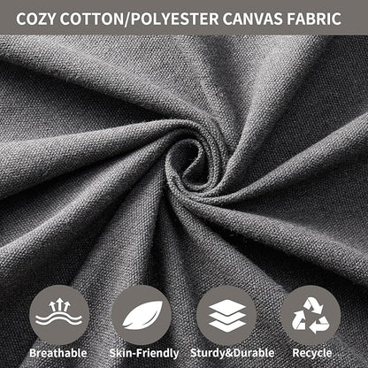 Brazilian Double Hammock with Tree Straps,Extra Large 94x63IN,2 Persons Hammock for Backyard Patio Outdoor and Indoor,450lbs Weight Capacity,Soft Woven Cotton Fabric - Dark Grey