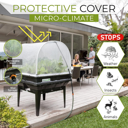 Vegepod - Raised Garden Bed - Self Watering Container Garden Kit with Protective Cover, Easily Elevated to Waist Height, 10 Years Warranty (Medium)