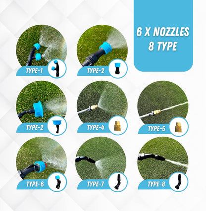 10.5 Gal Battery Powered Sprayer with Double Professional Pump with Wheels, Multifunctional and Portable Weed Sprayer for Lawn & Garden with Adjustable HD Wand and Nozzles