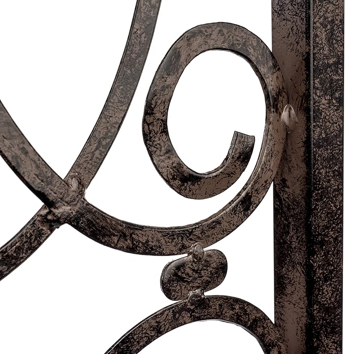 H Potter Garden Trellis for Climbing Plants Wrought Iron Metal for Vine Rose Flower Gar124