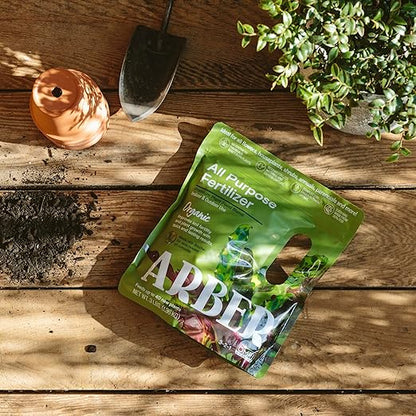 Premium All-Purpose Granular Fertilizer - 4 Pack – Organic Nutrients for Plants, Vegetables, Flowers and Lawn – Boosts Growth & Soil Health – 4 lb