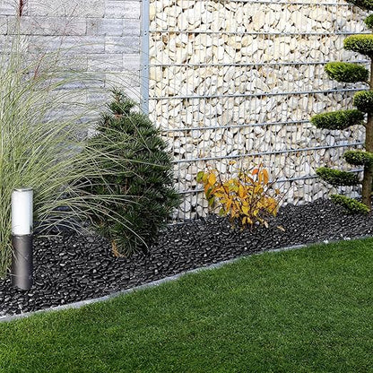 15 lbs Black Rocks for Planters, 1"-2" Decorative River Rocks for Plants, Flower Pots, Vase, Polished Garden Stones for Outdoor Landscaping, Walkways, Yard