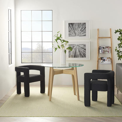 Nourison Home Courtyard Indoor/Outdoor Ivory Green 7' x 10' Area Rug, Geometric, Easy Cleaning, Non Shedding, Bed Room, Living Room, Dining Room, Deck, Patio, Backyard (7x10)