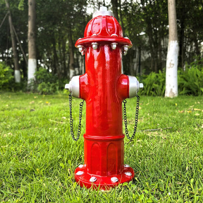 Garden Fire Hydrant Outdoor Statue,Sculpture for Dog to Peed on Yard Decor,Fire Hydrant Puppy Pee Training Post Figurine,Funny Decor Statues for Backyard Patio Lawn Porch