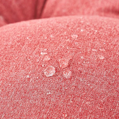 ARTPLAN All Weather Chair Outdoor Cushions Wicker Tufted Pillow with Back for Outdoor Furniture