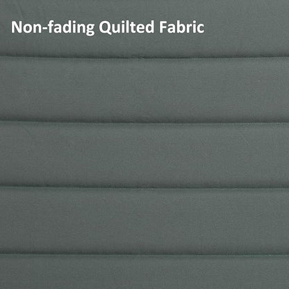 SUNCREAT Double Hammock for 2 Person, Extra Large Outdoor Portable Hammock with Hardwood Spreader Bar, Soft Pillow, 475 lbs Capacity, Gray Green