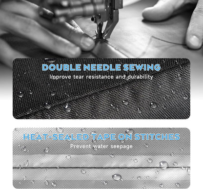 Grill Cover for Megamaster 2-Burner Tabletop Grill, Protective Barbeque Grill Cover for Portable 2-Burner Camping Grill, Outdoor BBQ Cover for Portable Gas Grill/Small Propane Grill