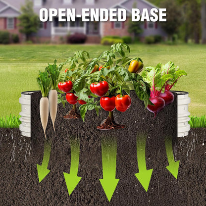 WORKPRO 4x2x1ft Galvanized Raised Garden Bed Set, Rust & Corrosion Protection, Easy Assembly, Safe Edge, Ideal for Vegetables & Flowers, White