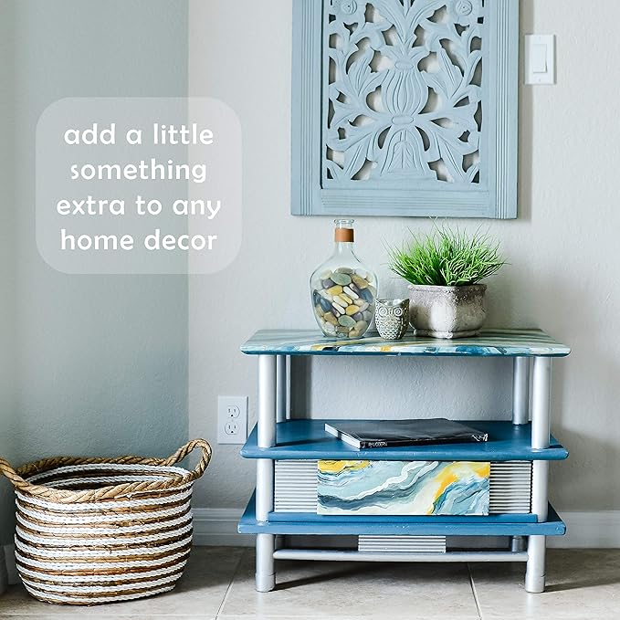 5 lbs Approx. 130 River Rocks Stones for Plants Pebbles for Indoor Plants | Aquarium Fish Tank Rocks | Polished Decorative Rocks for Vases (0.8-1.6 Inches)