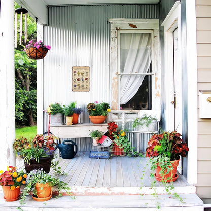 Bestylez Garden Gifts Vintage Gardening Signs Mom Grandma Birth Month Flower Tin Sign for Home Garden Greenhouse Living Room Bedroom Yard Cottage Outdoor Decor 8X12 Inch (3355)