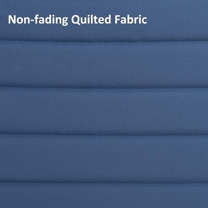 SUNCREAT Double Outdoor Hammock with Hardwood Spreader Bar, Extra Large Pillow, 475 lbs Capacity, Heavy Duty 2 Person Hammock, Blue