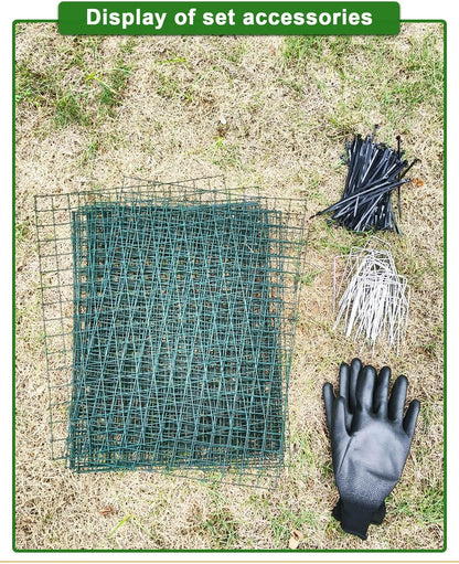 15Pcs Plant Protectors from Animals - Plant Cages for Outdoor Plants 11.8"x15.8" Metal Mesh Garden Protector for Flowers, Vegetables, to Stop Rabbits, Chickens and Squirrels