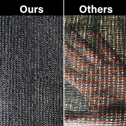 winemana 70% Black Shade Cloth, 3.3 x 10 FT Garden Mesh Tarp for Plants Heat Protection with Grommets, Sunshade Plant Cover for Greenhouse, Barns Kennel, Outdoor Netting Screens for Patio & Porch