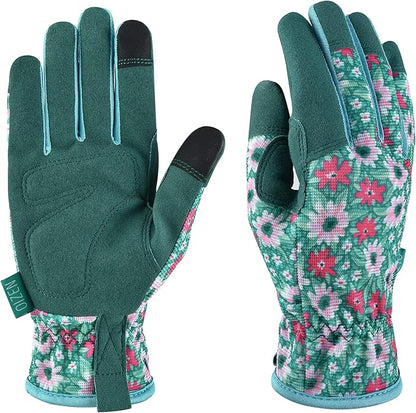 Gardening Gloves for Women and Men, Touchscreen Garden Gloves, Thorn Proof Puncture Resistant Work Gloves, Gardening Gifts for Women, Size Small