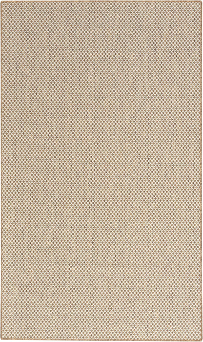 Nourison Home Courtyard Jute Ivory 3' x 5' Area Rug - Easy Cleaning, Non Shedding, Bed Room, Living Room, Dining Room, Kitchen (3' x 5')