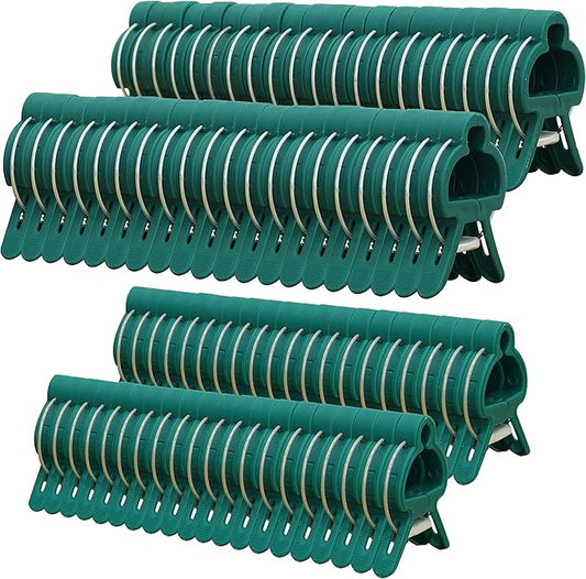 Gardzen 80 Pcs Garden Plant Clips, Plant Support Clips for Securing Stems, Flowers or Climbing Vines to Tomato Cages, Trellis