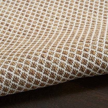 Nourison Home Courtyard Jute Ivory 3' x 5' Area Rug - Easy Cleaning, Non Shedding, Bed Room, Living Room, Dining Room, Kitchen (3' x 5')