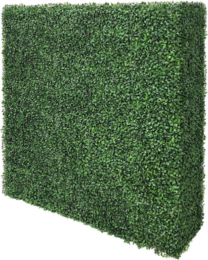 AGPL Artificial Hedge Wall Without Planter, Outdoor or Indoor Decorative Privacy Wall, Great for Balcony, Patio, Deck, TOP Cover Panel is Included ... (48" W*12" D*48" H)